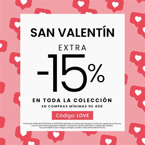 descuento de san valentin